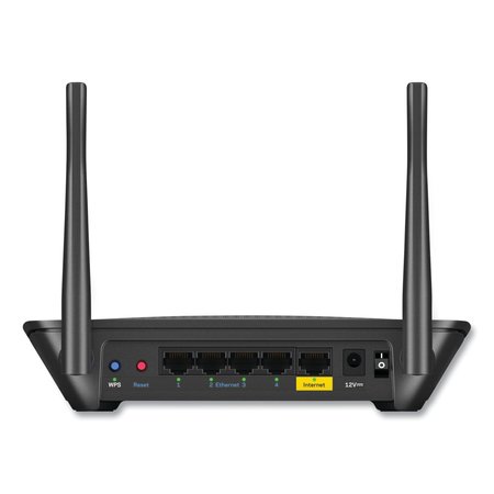 Linksys AC1200 Dual-Band Wi-Fi Router, 4 Ports, Dual-Band 2.4 GHz/5 GHz EA6350-4B